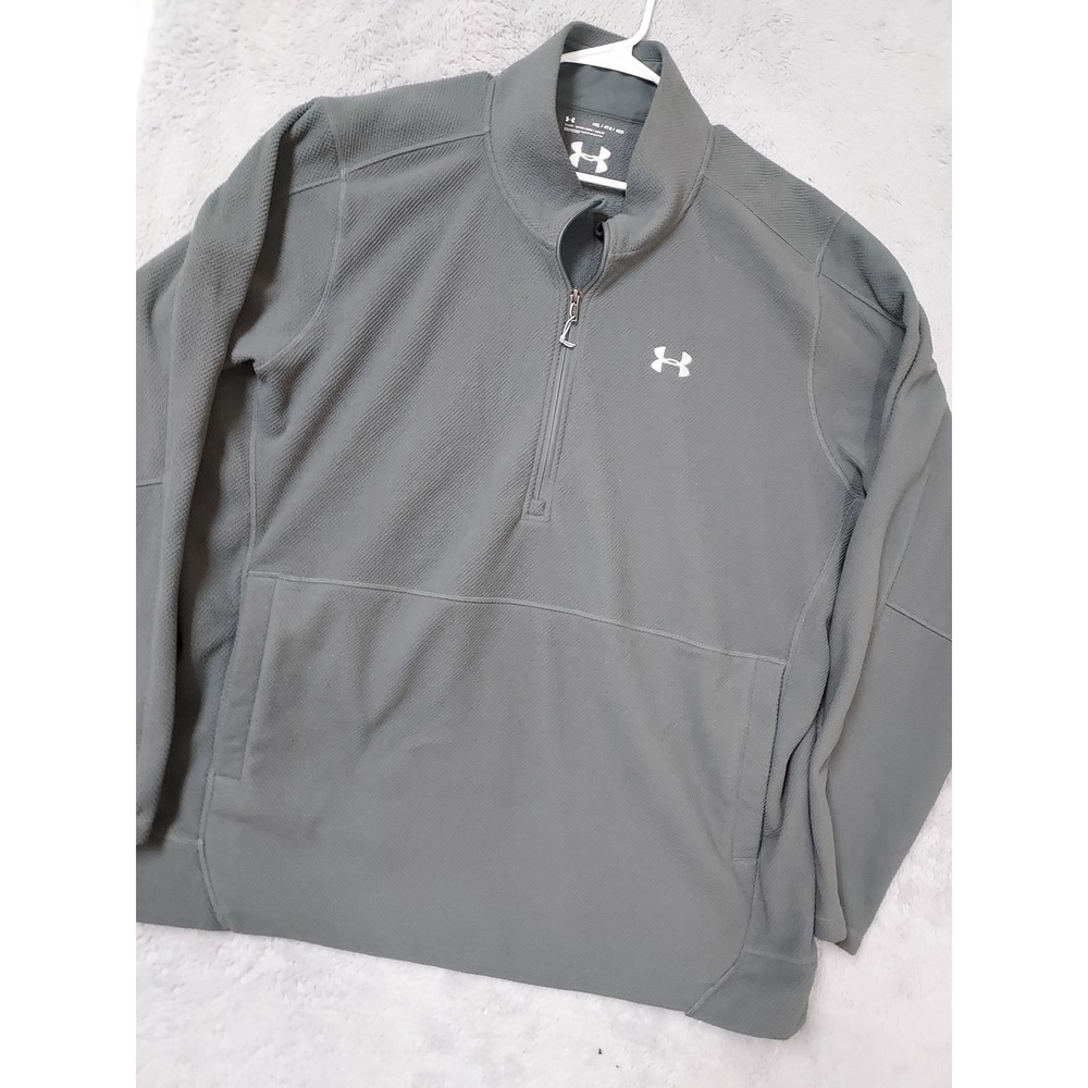 Under Armour Pullover Men 4XL Armour Fleece 1/4 Zip Off Grid Fleece Heavyweight